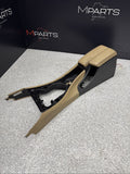 08-13 BMW E90 E92 E93 M3 Front Center Console Armrest Extended Leather Bamboo