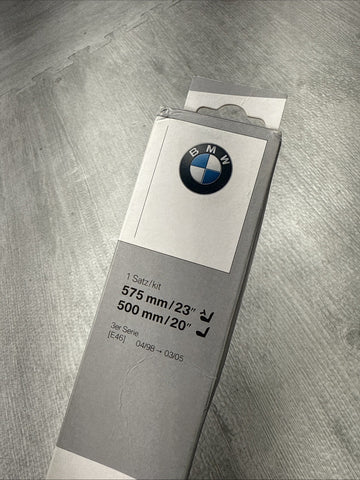 NEW GENUINE BMW E36 325i 328i M3 E46 330 Windshield Wiper Blade Set 61612458347
