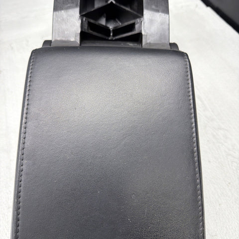 01-06 BMW E46 M3 Center Console Armrest Arm Rest Black Leather *Notes*
