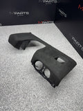17-25 PORSCHE CAYMAN GT4 FRONT LEFT LOWER DASH ALCANTARA COVER PANEL