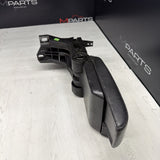 01-06 BMW E46 M3 Center Console Armrest Arm Rest Black Leather *Notes*