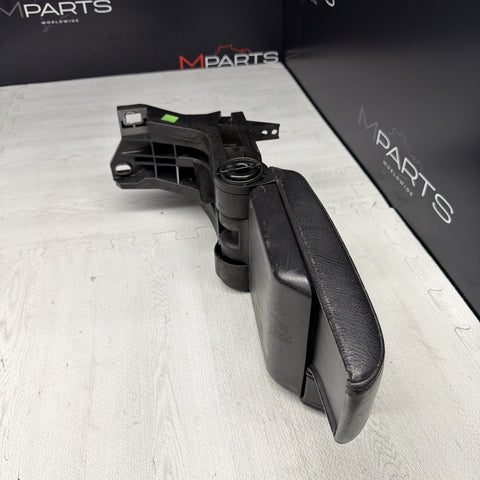 01-06 BMW E46 M3 Center Console Armrest Arm Rest Black Leather *Notes*