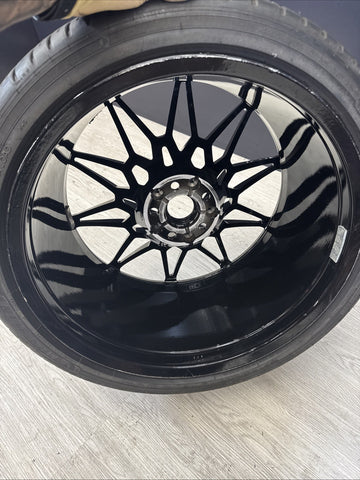 BMW M3 M4 G80 G82 G83 21-25 826M BLACK 20" REAR WHEEL RIM OEM 20x10.5