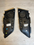 01-06 BMW E46 M3 Convertible Rear Left Right Door Cards Panels Covers Black