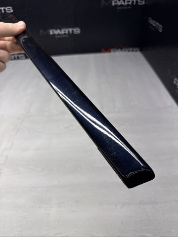 01-06 BMW E46 M3 3-Series Rear Left Quarter Moulding 2694731 Carbon Black