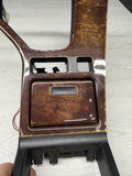 97-03 BMW 5-SERIES E39 CENTER CONSOLE ASH TRAY SHIFT PANEL WOOD 51168209847 OEM