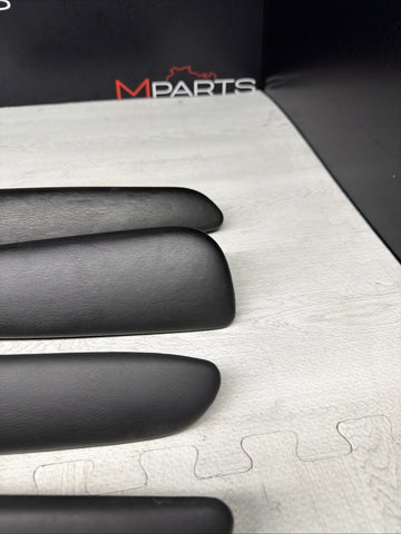 01-06 BMW OEM E46 M3 Coupe Trim Armrest Pads Set Black 8238622