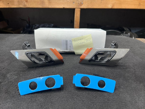 12-19 BMW F33 F36 FRONT BUMPER COVER WASHERS SENSORS KIT HOLDERS OEM 51117387126