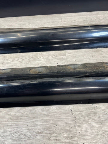 01-06 BMW E46 M3 Rocker Panel Side Skirts OEM Carbon Black *Notes*