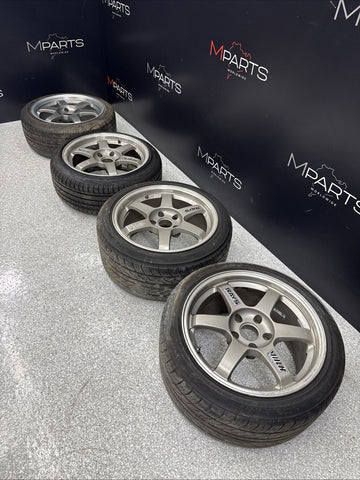 17x8.5 17x10.5 VOLK RACING TE37 WHEELS RIMS HONDA CIVIC EG EK S2000