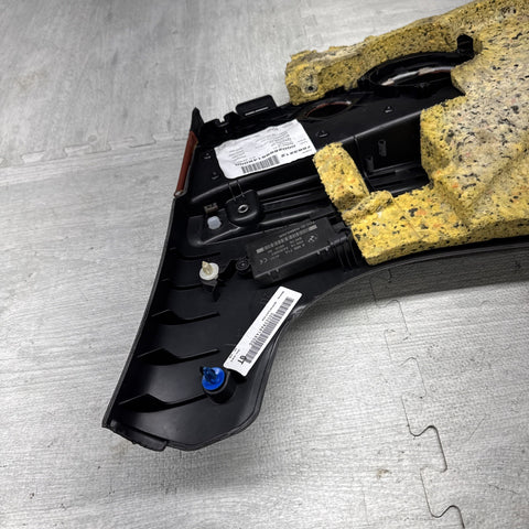 08-13 BMW E93 M3 Convertible Rear Left Door Card Panel Trim Fox Red