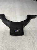 01-06 BMW E46 M3 Lower Steering Wheel Trim Cover Plate Leather