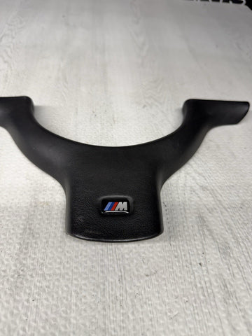 01-06 BMW E46 M3 Lower Steering Wheel Trim Cover Plate Leather