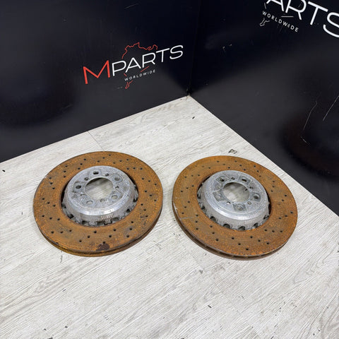 15-20 OEM BMW F87 F80 F82 M3 M4 Front Left Right Brake Disc Rotors Pair