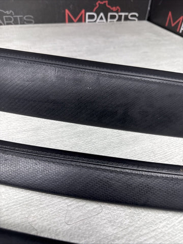 08-13 BMW E92 E93 M3 Interior Trim Set Carbon Leather OEM Genuine *4 Broken Tabs