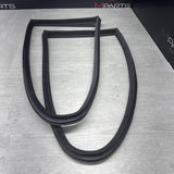 01-06 BMW E46 M3 Rear Vent Quarter Glass Window Seal Gasket Weatherstrip Set OEM
