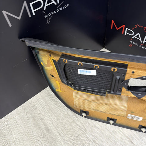 96-02 BMW Z3M Front Passenger Right Cover Trim Leather Black Handle