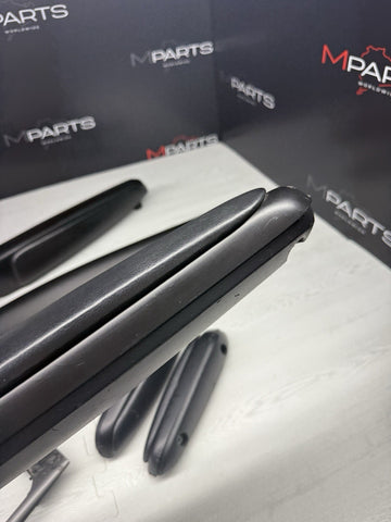 01-06 BMW E46 M3 Convertible Interior Armrests Trim Set Sprayed Black