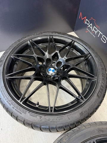 15-20 BMW F80 F82 F83 M3 M4 666M 20” OEM Wheels Rims Set Gloss Black