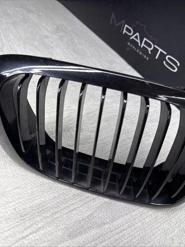 01-06 BMW E46 M3 Front Kidney Grille Right Passenger Gloss Black