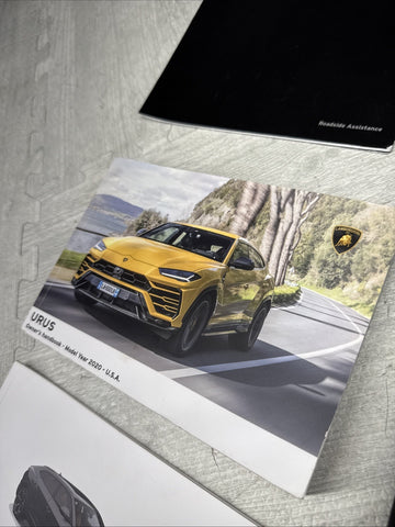 20-24 LAMBORGHINI URUS Books OWNER'S Manual Handbook Set Case OEM