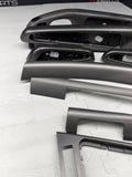 01-06 BMW E46 M3 Convertible Interior Armrests Trim Set Titan Shadow *Notes*