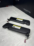 07-13 BMW E88 E93 128 328 335 M3 Convertible Sun Visors Black 7139447 7139448