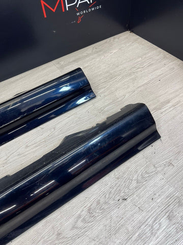 01-06 BMW E46 M3 Rocker Panel Side Skirts OEM Carbon Black