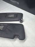 BMW 94-99 E36 M3 Coupe Black Sun Visors Sunvisors Pair OEM
