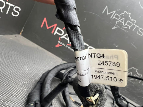 10-15 Ferrari 458 Italia, Dash Wire Harness, Used 1 Broken Connector