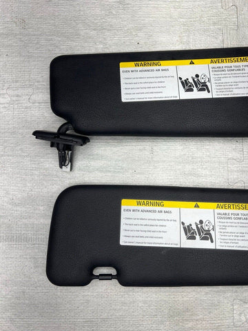 12-20 BMW F83 M4 Interior Sun Visors Anthracite Black Pair