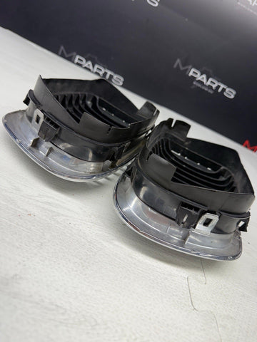 BMW OEM 01-06 E46 M3 Front Kidney Grilles Chrome 51138208685 51138208686