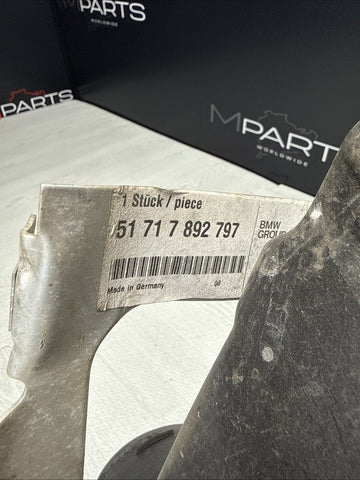 BMW E46 M3 Front Right Air Duct Intake Brake Scoop Channel 7892786