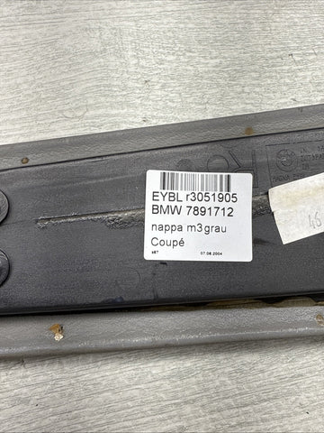 01-06 BMW E46 M3 Trim Armrest Pad Front Right Grey 7891712 *3 Broken Tabs