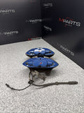 BMW 15-20 F80 F82 F83 M3 M4 Front Brake Calipers OEM Blue