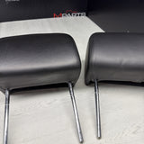 2001-2006 BMW E46 M3 Convertible Black Rear Headrests Head Rests Pair