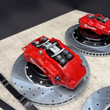 NEW 95-99 BMW E36 M3 BREMBO Big Brake Kit Red Calipers Rotors Set Plug Play