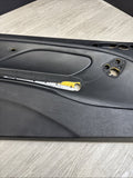 01-06 BMW E46 M3 DRIVER LEFT SIDE DOOR PANEL CARD BLACK OEM
