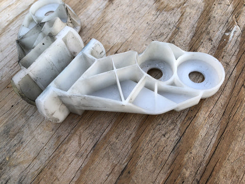 01-06 BMW E46 M3 S54 FRONT BUMPER COVERS LEFT RIGHT BRACKETS GUARDS OEM