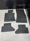 06-10 BMW E64 640 650 M6 Convertible All Weather RUBBER FLOOR MATS SET OEM