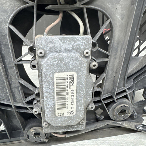 BMW E46 M3 01-06 FRONT AUX FAN Motor + Bosch Module ORIGINAL