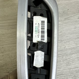 01-06 BMW OEM E46 M3 Brushed Aluminum/Black Vert Trim Armrest Left Driver Rear