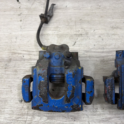 01-06 E46 M3 Rear Brake Calipers Left Right Pair Set Original *BLUE*