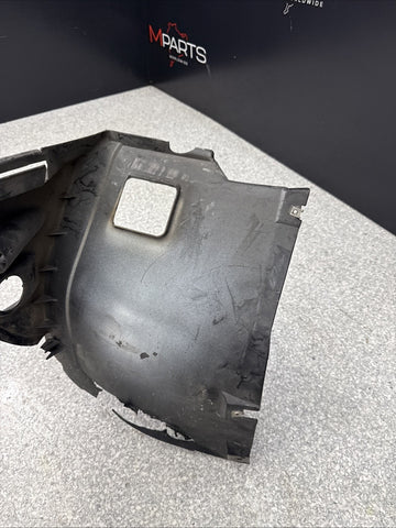 OEM BMW E46 M3 Front Left Splash Shield Guard Liner + Temp Sensor *Damage