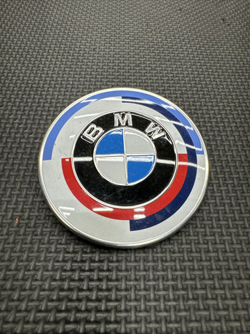 Genuine BMW M3 M5 F39 F90 G20 G30 Badge 50 years Anniversary 74MM 51148087196