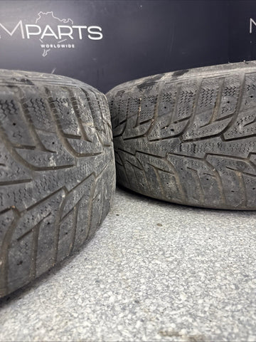 OEM BMW E28 E30 E38 Wheel Rims Tires Set Style 5 Silver 16" ET23 16x8 Square