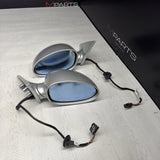 01-06 BMW E46 M3 Side View Door Mirrors Pair Titanium Silver *Notes*