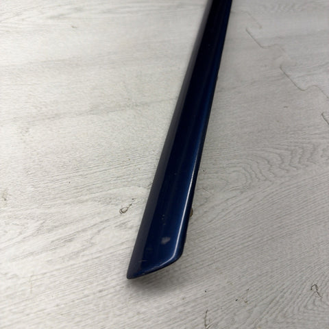 BMW 01-06 E46 M3 FRONT RIGHT DOOR TRIM MOLDING TOPAZ BLUE 8208670