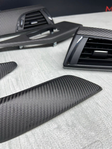 BMW 2 Series M2 F87 F22 Carbon Dashboard Console Decorative Trim Set 8073752