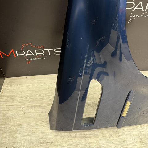 01-06 BMW E46 M3 Right Passenger Fender Mystic Blue